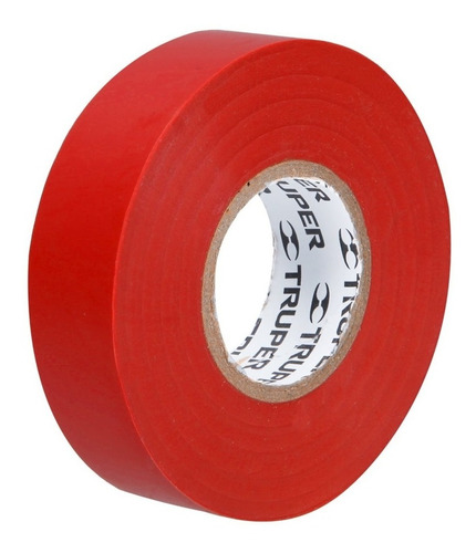 Cinta De Aislar De 18 M X 19 Mm, Roja, Truper