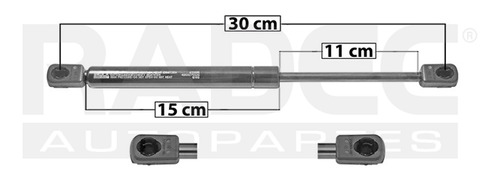 Amortiguador Cajuela Audi A4 2002 - 2005 Der / Izq Calidad