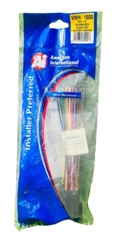 Harnes Cable Para Carro Europeo Vwh-1000