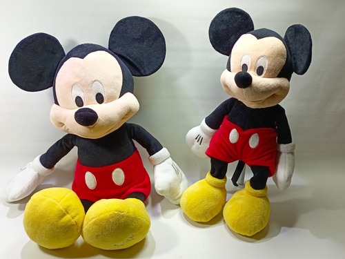 Mickey Mouse Peluches Originales Usados 55 Y 45 Cms 