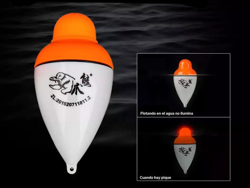 Boya Luminosa Smart Detecta Pique Con Pila Y Accesorios
