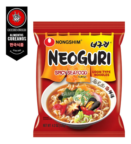 Fideo Coreano Nogury Ramyun . Corea Del Sur