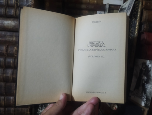 Polibio De Megalópolis Historia Universal República Romana (Usado)