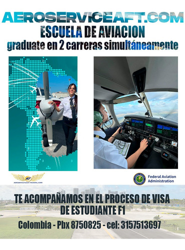 Academia De Aviacion Pilotaje Comercial La Mejor De America