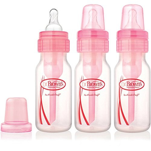 Dr Browns Baby Bottle 4 Onzas 3count Pink