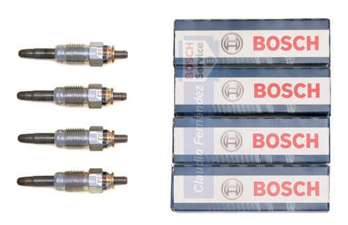 4 Bujías Bosch Vw Gol 3 1.9 Td 1993 1994 1996 1997 1998 1999