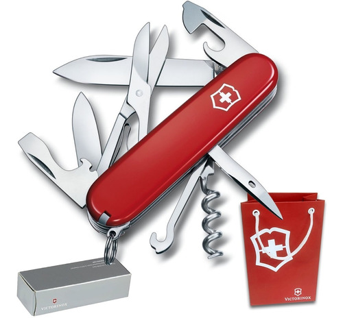 Canivete Suiço Original Victorinox Climber 14 Funções Vermel