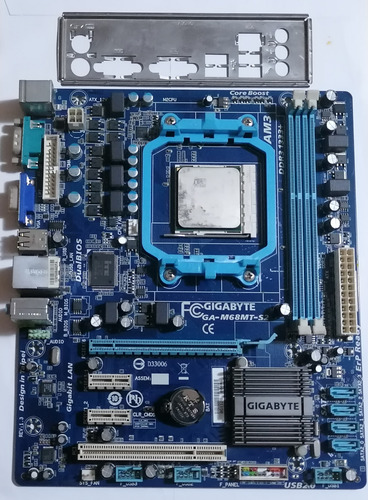 Placa Am3 Am2+ Ddr3 Ga-m68mt-s2 Gigabyte Phenom Ii/athlon Ii (Usado)