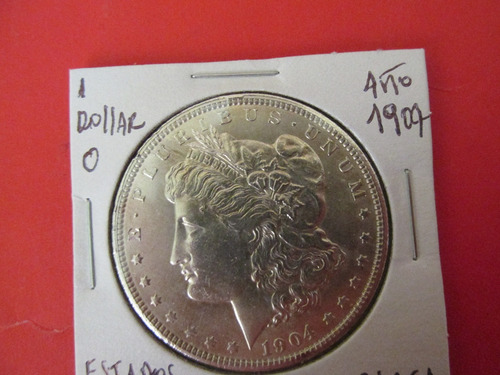 Moneda 1 Dollar Morgan Estados Unidos De Plata 1904 Unc (Usado)