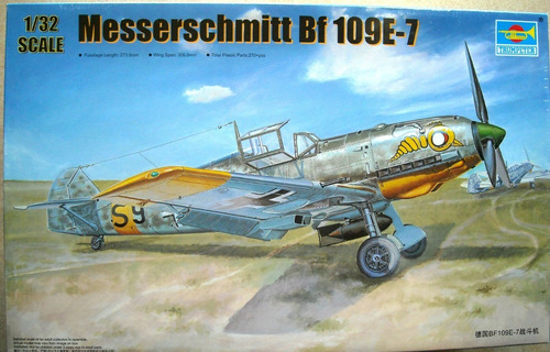Caza Messerschmitt Bf 109 E-7  Marca Trumpeter  Escala 1 :32