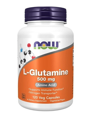 L-glutamina 500 Mg X 120 Caps - Unidad a $1401