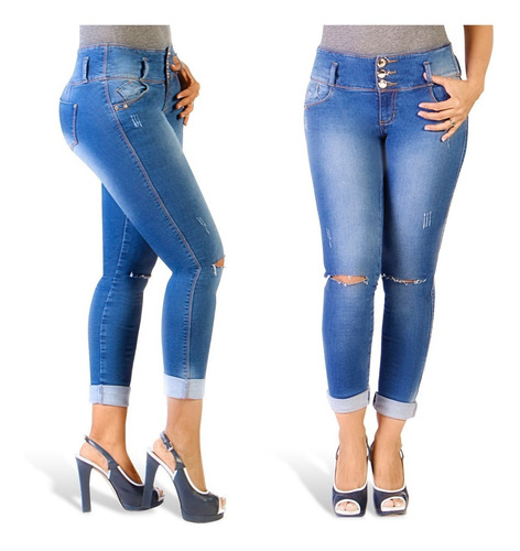 Imagen 3 de 4 de Jean Push Up, Levanta Pompis Diseño Colombiano 008470