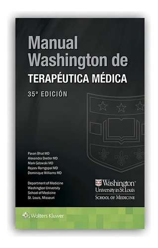 Manual Washington Terapeutica Medica 35ª Ed