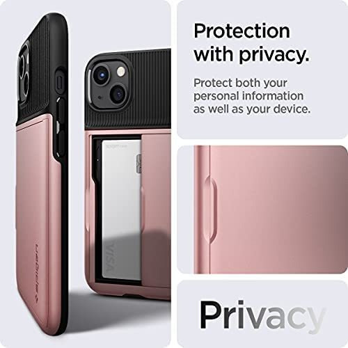 Funda Spigen Slim Armor Cs Para iPhone 13 Rosa