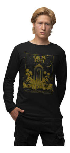 Camiseta Manga Larga Rock Greta Van Fleet C2