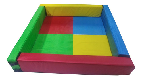 Alberca Cuadrada Para Pelotas100x20x10cm+rampa+escalera+cubo