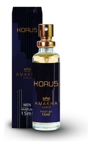 Perfume Korus Amakha Paris 15ml Excelente P/bolso Men