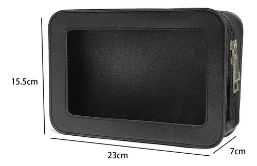 Bolsa De Maquillaje Transparente E Impermeable Con