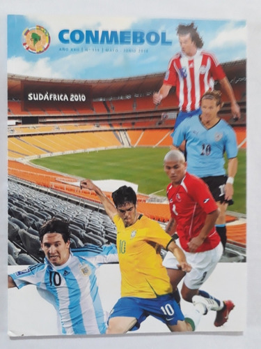 Revista Conmebol Nº 119 Guia Mundial Sudafrica 2010