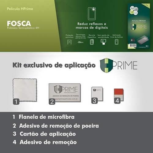 Imagem 5 de 5 de Película Premium Hprime Fosca Premium iPhone 13 Pro Max