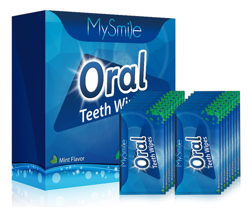 Mysmile 100 Toallitas Para Dientes, Cepillo De Desecho, Limp