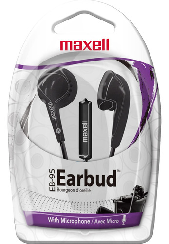 Auriculares Maxell® Eb-95 Con Micrófono, Negros