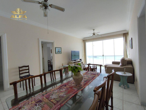 Imagem 7 de 19 de Apartamento A Veda Na Praia Das Pitangueiras, 3 Dormitórios Sendo 1 Suíte, Frente Total Para O Mar, 160 M² De Área Útil. - Ap1114