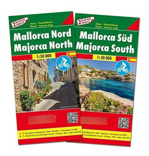 Mallorca Norte Y Sur. 2 Mapas. Escala 1:50.000. Freytag & Be