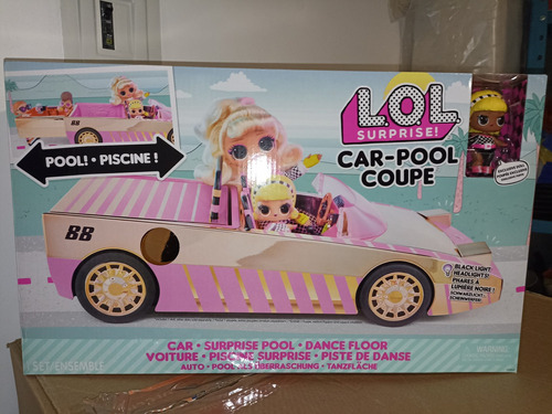 Lol Surprise Car-pool Coupé Con Muñeca 