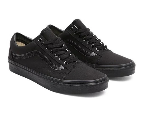 Tenis Vans Old Skool Black/black Lona