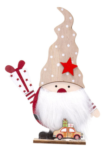 4 Estatua De Papá Noel, Escultura De 13x4x18cm