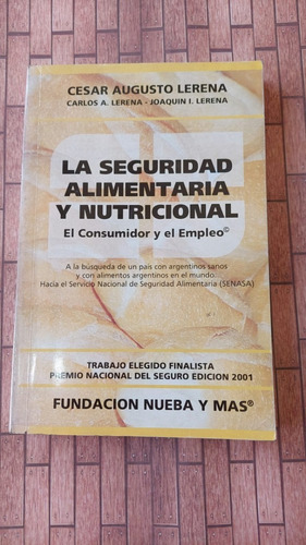 Libro La Seguridad Alimentaria Y Nutricional 