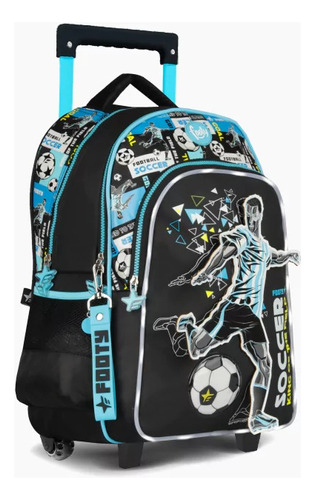 Mochila Carro 18 Dinamic Futbol Con Luz Led F2221