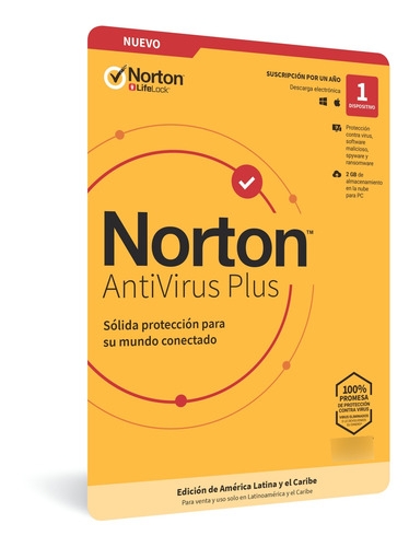 Norton Antivirus Basic 2022 Digital 1 Dispositivo 1 Año