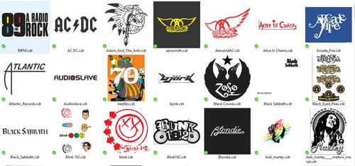 Vetores Estampas Corel