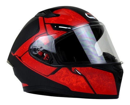 Casco Integral Roda Course Cybere Mate Certificado Dot Gafas Color Rojo mate Tamaño del casco L