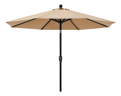 Abccanopy - Sombrillas Duraderas De 9 pies Para Patio Caq. Color Caqui
