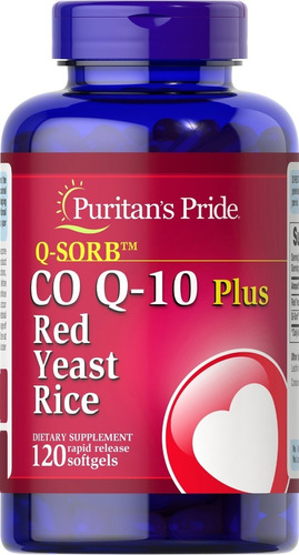 Puritan's Pride | Q-sorb | Coq10 Plus Red Yeast Rice 