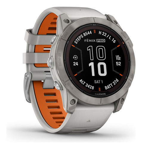 Garmin Fenix 7x Pro Saph Solar Color Laranja