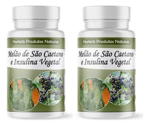 Melón São Caetano + Insulina Vegetal 120 Cáps 500mg (2x60)