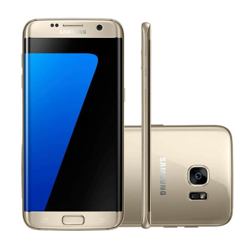 Smartphone Samsung Galaxy S7 Edge Dourado 32gb Octa-core Te