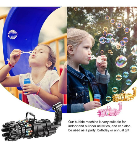 Bubble Soplador Eléctrico Nueva Máquina De Burbujas Gatling