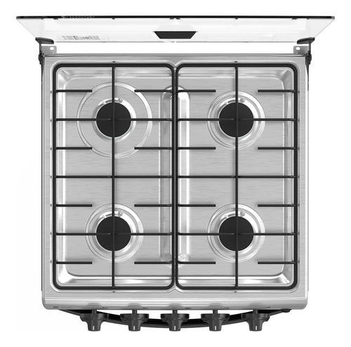 Cocina De Piso A Gas 51 Cm Inox Mabe Cmc5115ax0 Inox