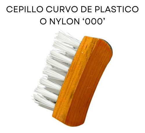 Kit Barba Cepillo Curvo Cerda Natural
