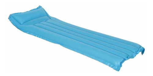Colchon Flotador Inflable Piscina Sencillo 189x69 +inflador