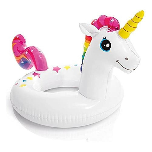 Flotador Infantil Inflable Piscina Mar Niña Unicornio Intex