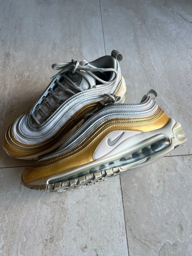 Zapatillas Air Max 97 Metallic Gold. Originales. Usadas (Usado)
