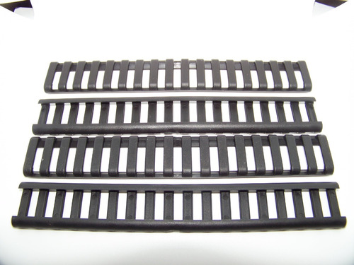 Imagen 1 de 2 de Cubre Rieles Tácticos  Modelo Ladder Escalera Negro 4 Piezas