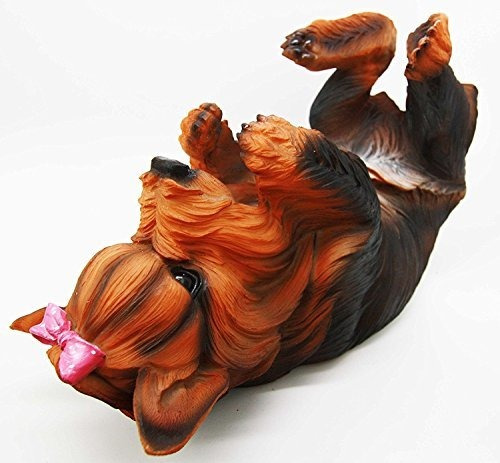 Ebros Kitchen Decor Yorkshire Terrier Yorkie Dog Wine Holder