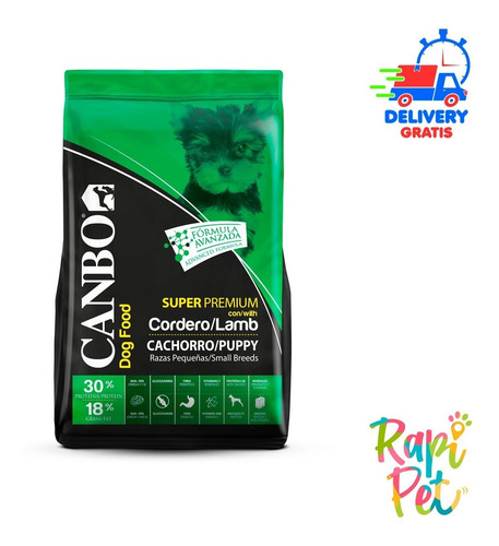 Imagen 1 de 2 de Canbo Cachorro Raza Pequeña 7 Kg Dog Alimento Para Perro
